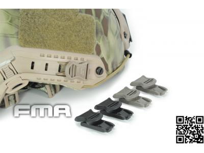 FMA Goggle Swivel Clips  19mm bk TB315